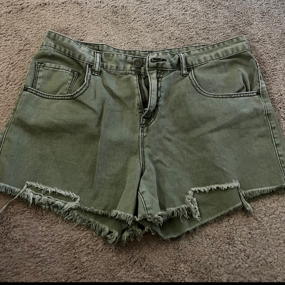 Denim shorts